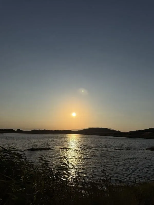 Gediz Nehri, gün batımı